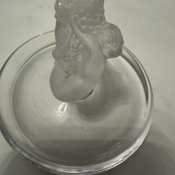 Lalique Crystal Dish with Figurine - Picture 3 of 7